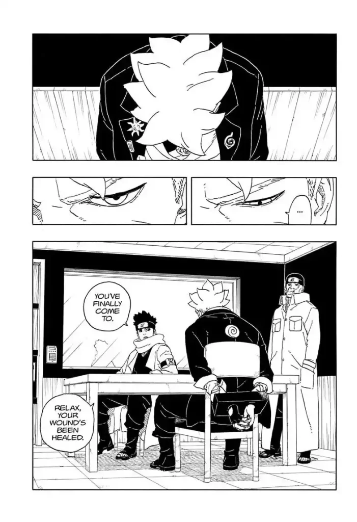 boruto manga chapter 14 duty page 1