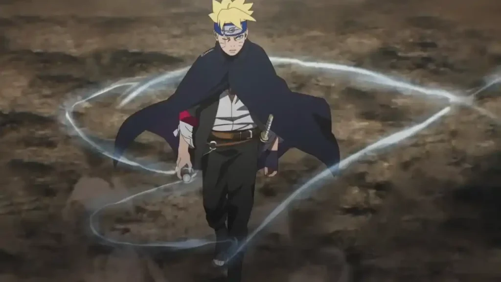 boruto using rasengan uzuhiko