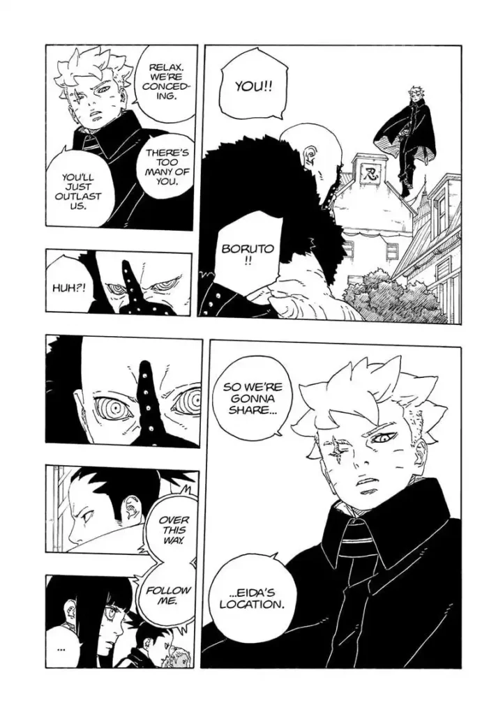 Boruto Two Blue Vortex Chapter 32 Dancing with the Devil - Read Manga Online In High Quality 4 boruto two blue vortex chpater 32 page 2